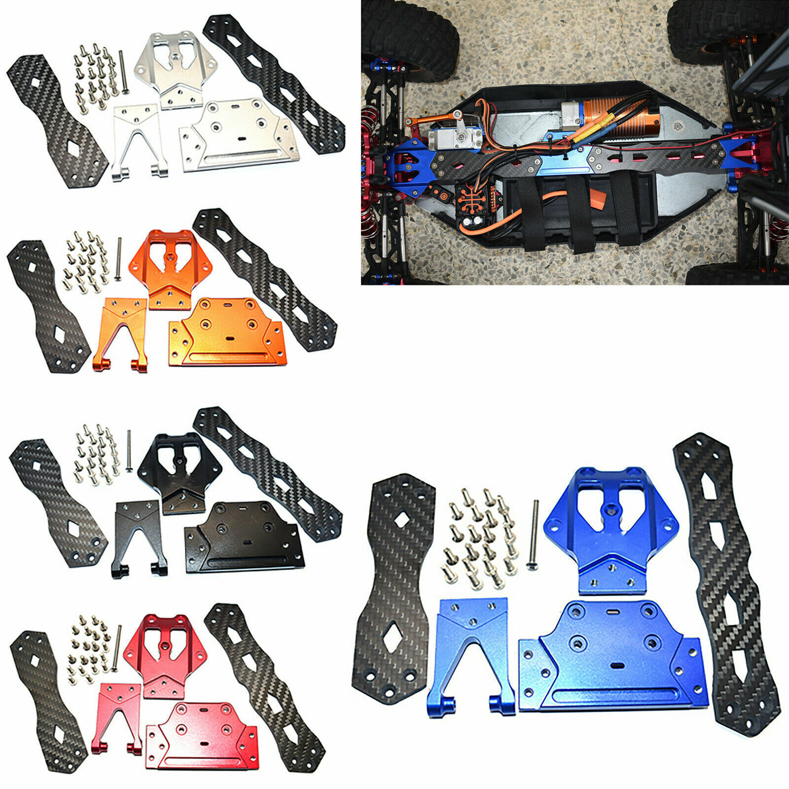LOSI 1/10 Lasernut Tenacity Ultra 4 用セカンドフロアキットアップグレード部品