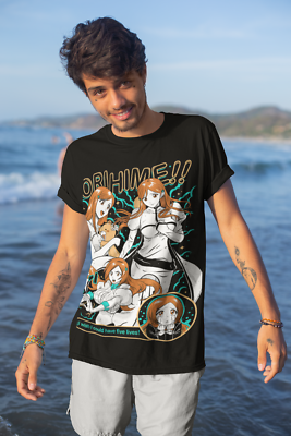 Orihime Inoue T-Shirt Zaraki Kenpachi Bleach Anime Ichigo Aizen