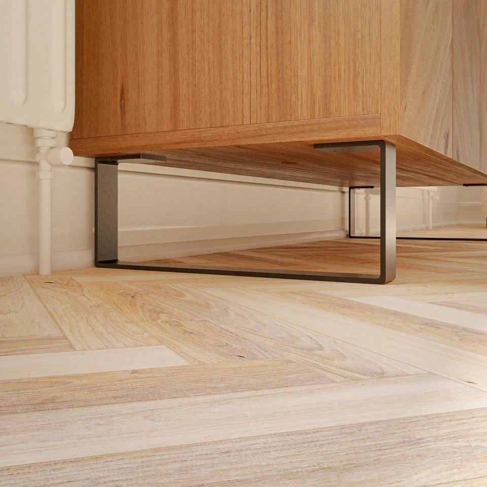 Moderne Möbelfüße - LUXEMBURG - Möbelbeine Waschtischunterschrank, Möbelkufen