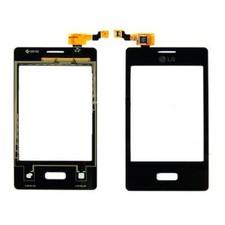 VETRO TOUCHSCREEN per LG L3 E400 Optimus vetrino touch screen NERO no display L 