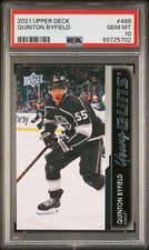 Quinton Byfield Young Guns PSA 10 2021-22 Upper Deck #488 Rookie RC KINGS