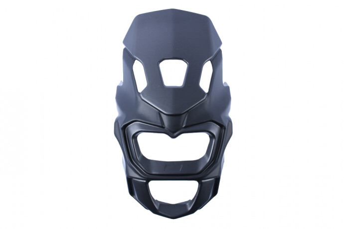 Carénage nez avant noir mat Honda Grom pour remplacer une face avant rayée 2016-2020