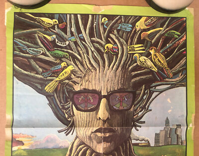 Bob Dylan Tree Psychedelic Vintage Poster Eye Magazine Electric