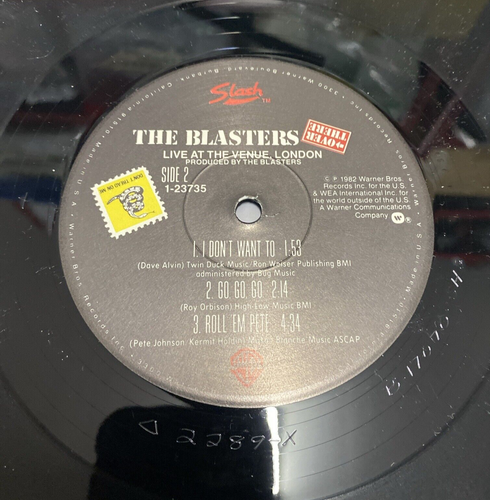 THE BLASTERS 1982: Over There LP 33 RPM Vinyl 12" Slash Win 1-23735 in Shrink - Picture 6 of 7
