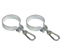 2 StüCk Schaukelschelle FüR Rundholz Ø 12 Cm Schaukelhaken Mit Karabinerhaken