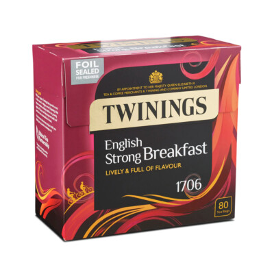 Twinings Strong English Breakfast Tee 80 Beutel