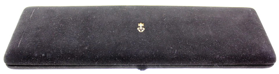 ORIGINAL CORUM  ETUI in SCHWARZEM SAMT für ARMBANDUHREN - ca. 60/70er JAHREN  - Bild 3 von 4