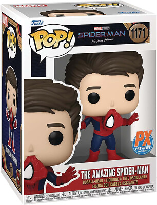 Funko Pop Spider-Man No Way Home #1171 ASM Unmasked PX Funko Pop Spider-Man No Way Home #1171 ASM Unmasked PX