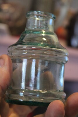 Antique, 3 3/4'', HUGE, Blue,   MUCILAGE/GLUE, Item # A - 5862