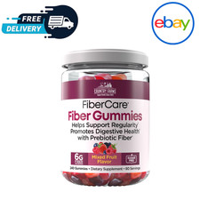 Country Farms Fiber Care Gummies 240 Count   Daily Prebiotic Fiber Supplement fo