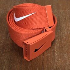 Nike 50"x1.5" Golf Bright Clemson TIgers Orange Web Belt Bottle Opener Buckle