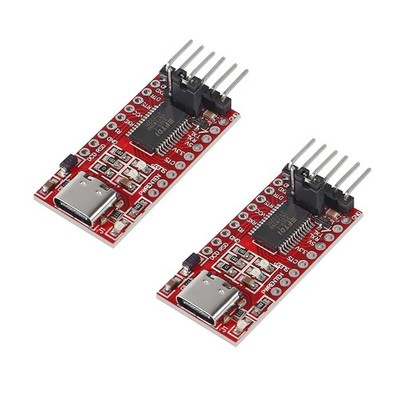 ALMOCN 2PCS USB to TTL Serial Converter Adapter Type-C FT232RL Module 3.3V...