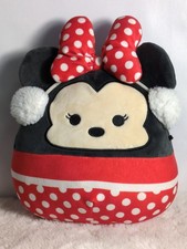 Squishmallow Minnie Mouse With Earmuffs Plush Toy KellyToy 10"