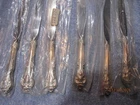One (1) King Edward by Gorham Sterling Silver Dinner Knife  9"