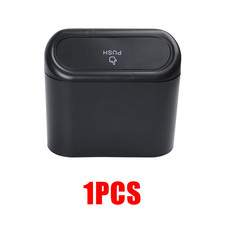 Leak Proof Mini Car Trash Can with Lid Auto Organizer Storage Bin