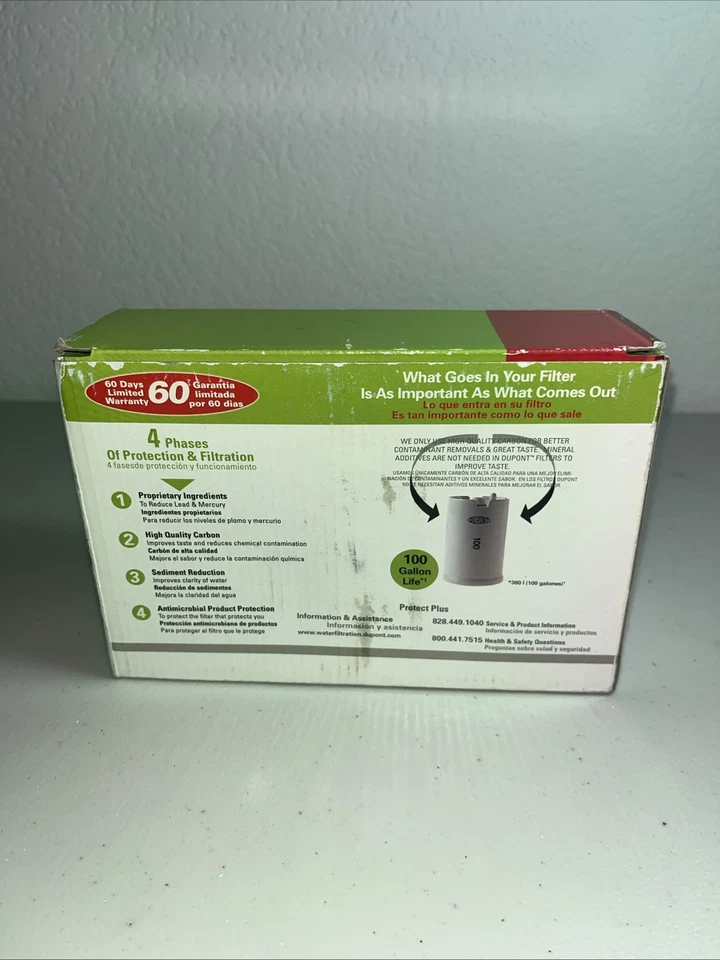 (2 Pack) Dupont Faucet Mount Water Filter Cartridges WFFMC103 100 Gallon - Image 2 of 4