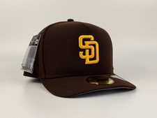 San Diego Padres New Era 59Fifty A Frame Fitted Cap Brown With Pin Hat