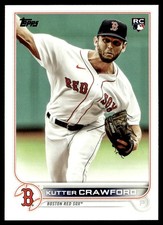 2022 Topps Kutter Crawford Rookie Boston Red Sox #645