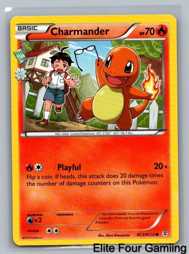 Charmander RC3/RC32 Common Generations Pokemon Near Mint - Afbeelding 1 van 2