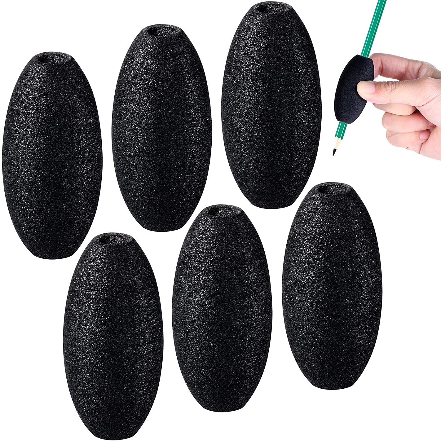 Writing Aid Trainer for Adults Foam Egg Grips Pen Cushioned Holders Writing A...