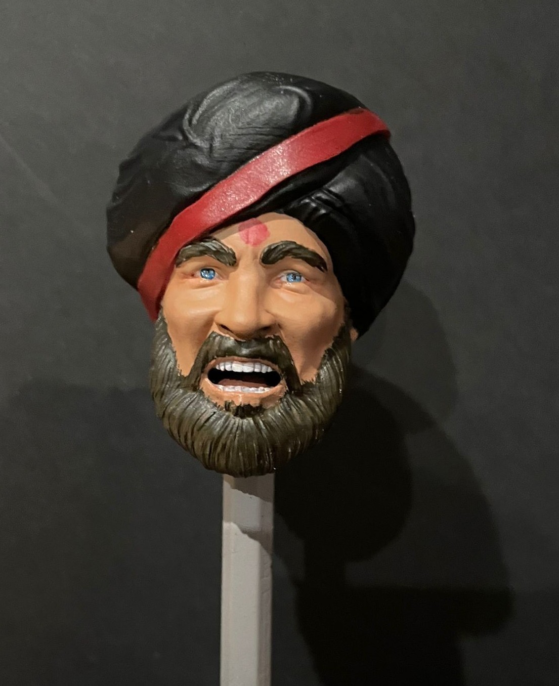 Indiana Jones 1/6. Head CHIEF GUARD Custom.