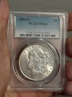1884- O Morgan Silver Dollar Graded MS63 PCGS