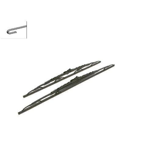 2X Wischblatt Vorne FüR BMW X5 E53 2.9 3.0 4.4 4.6 4.8 00 Bis 06 Bosch DHX XFZ-image