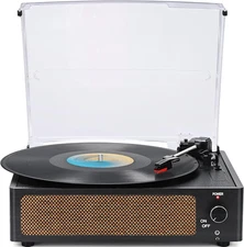 Vinyl Record Players Vintage Turntable with Speakers Belt-Driven Turn Tables Sup