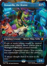 Foil - Donatello, the Brains (0002) (Borderless) - 2 - Commander: Teenag... - NM