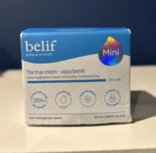 belif The True Cream Aqua Bomb, Daily Lightweight Facial Moisturizer 0.84oz