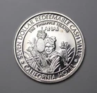 $7 999 PURE SILVER Lanai Pineapple California CASINO GAMING TOKEN Sam Boyd's
