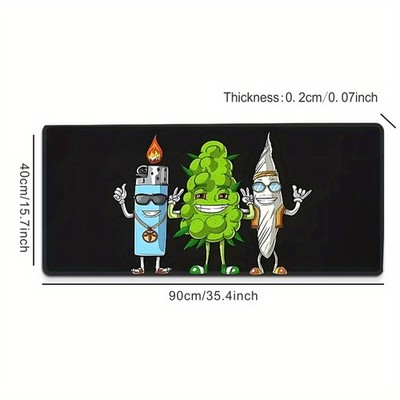 40*90cmGaming Mouse Pad, Non-Slip Suitable for Home and Office Use, Large Mouse