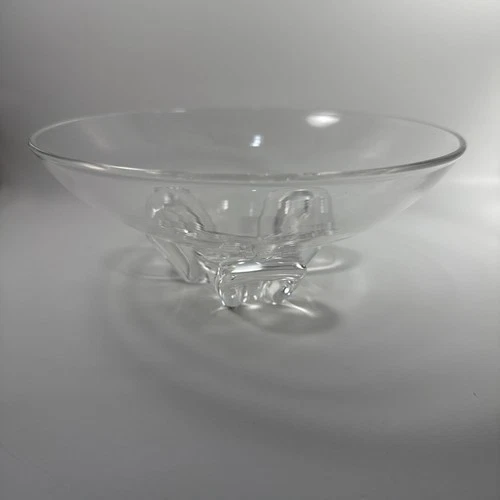 Vintage Steuben Art Glass 7-3/8” Clear FLORET BOWL #8059 Signed