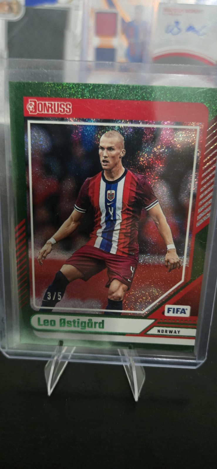 Panini Donruss FIFA 2024-25 Leo Østigård Norway #95 Serial Numbered 3/5
