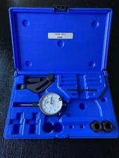 Central Tools Dial Indicator Set Depth Gauge ".001 With Case. Made In USA.
