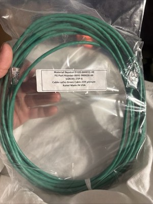 GGRJ45-25P-G CAT5E PATCH CABLE,  PLENUM, GREEN, 25-FEET