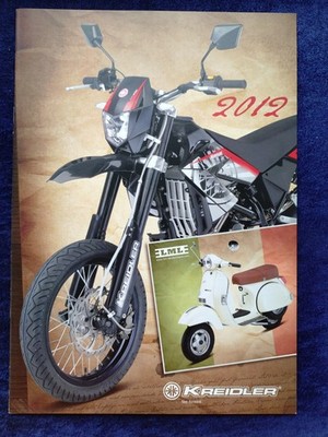 Kreidler Brochure 2012 Supermoto Street Hiker Galactica Vabene Flory Florett RS