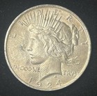 1924 Philadelphia 90% Silver $1 Peace Dollar — photo 1