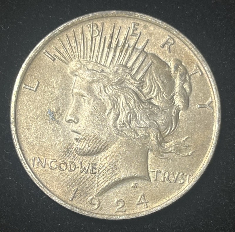 1924 Philadelphia 90% Silver $1 Peace Dollar