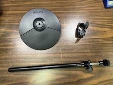 Roland CY-5 Dual Trigger Cymbal Pad w/Cymbal Arm and Clamp - J6M3611
