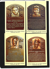 National Baseball HALL OF FAME & Museum Yellow Postcards Complete Set Of 211
