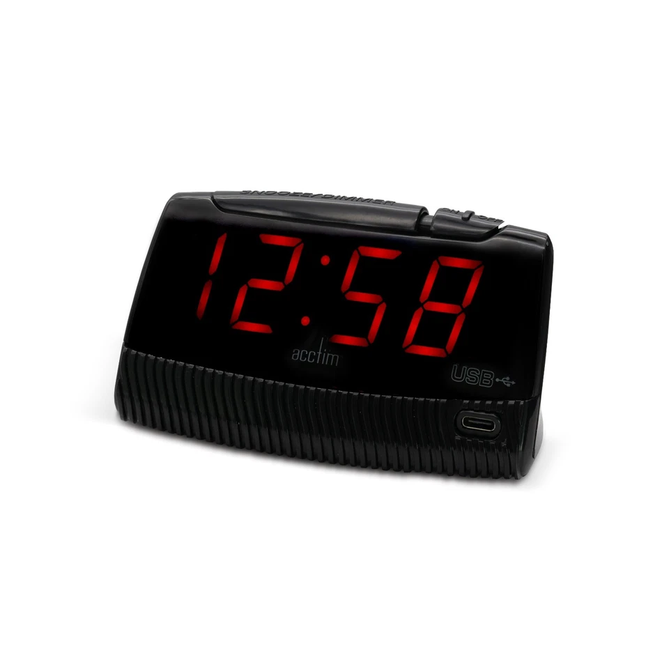 Acctim Wade LED Digital Alarm Clock - Image 3 of 4