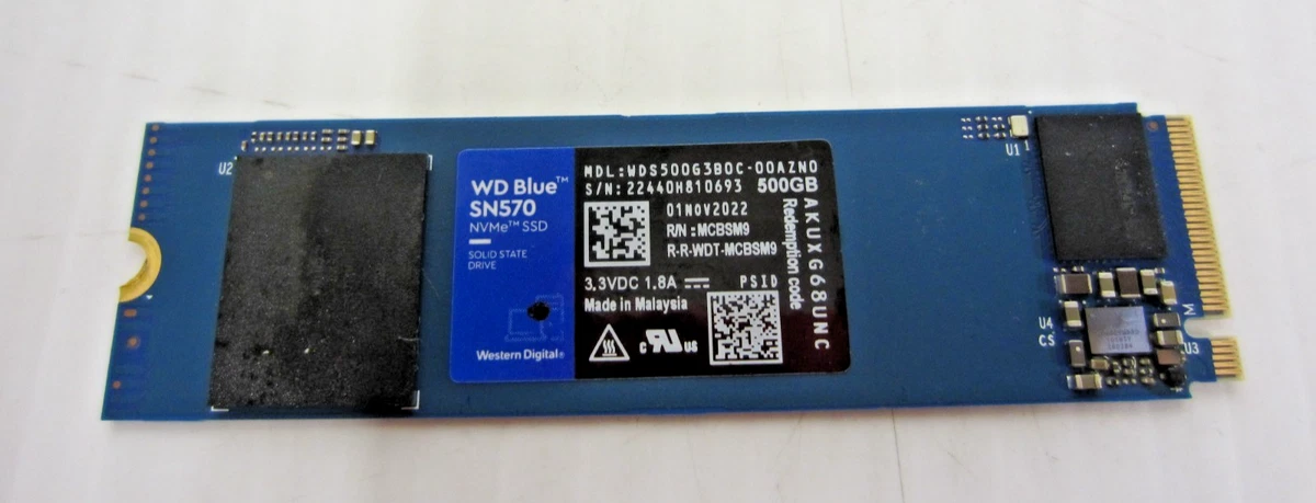 Western Digital M.2 Interface Solid State Drives 500 GB Storage