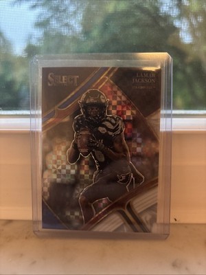 2023 Panini Select Draft Picks Lamar Jackson #135 Square Prizm /100