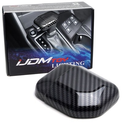 Gloss Black Carbon Fiber Pattern Shift Knob Cover For Kia K5 Sportage Sorento et