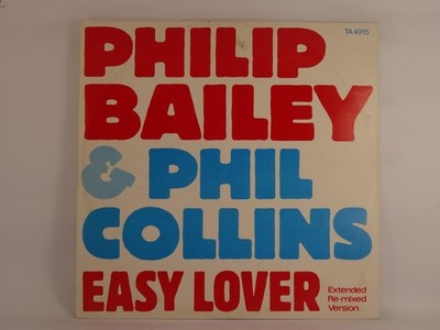 PHILIP BAILEY EASY LOVER (222) 2 Track 12'' Single including Picture Sleeve VIRGI