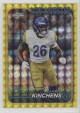 2024 Topps Chrome Rookies Yellow Geometric Refractor 52/75 Kamren Kinchens 5u3