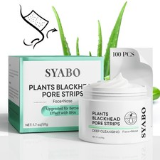 Nose Pore Strips for Blackhead Removal, Deep Cleansing, Oil Control, 2.0 Pack