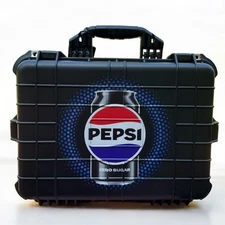 Pepsi Suitcase Eylar  20' Large Hard Case Waterproof Dustproof  Shockproof  