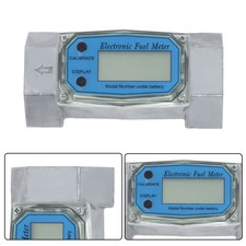 Digital Turbine Flow Meter 1.5inch 10.5-74 GPM for Liquid Water Fuel Flow Meter